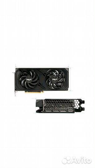 Видеокарта nvidia GeForce RTX 4070 dual 12 Гб