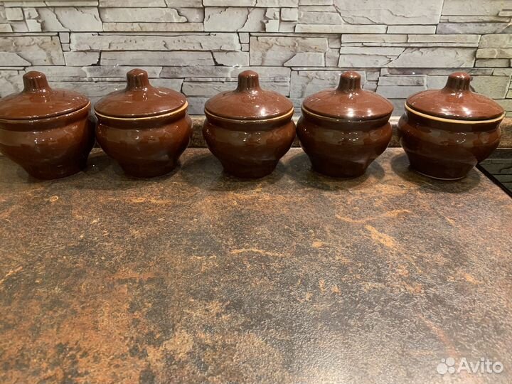 Горшок для запекания 5 штук
