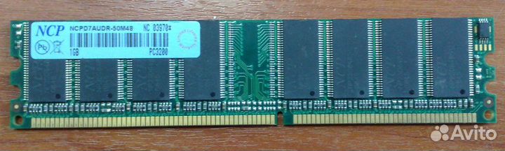 Планки памяти DDR1 и sdram