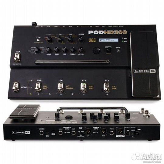 Гитарный процессор Line 6 pod hd300