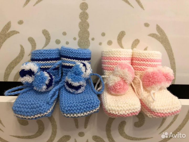 Пинетки вязаные