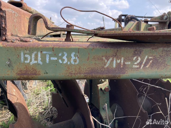 Дисковая борона бдт 3.8