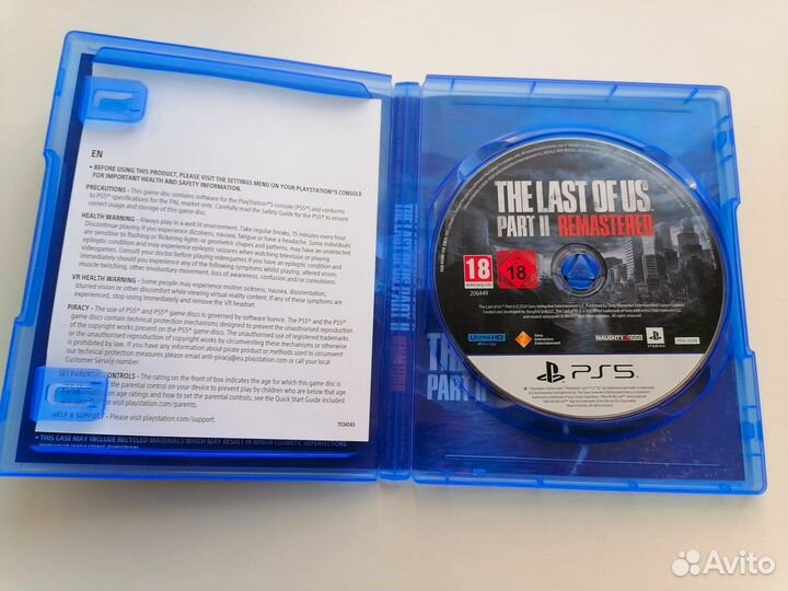 The last of us part 2 ps5 диск