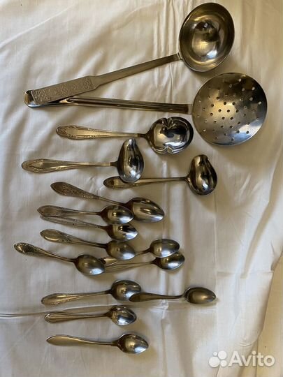 Ложка для икры,мельхиоровые,Столовые приборы СССР