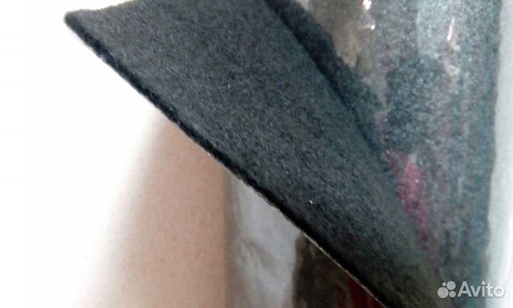 Карпет черный самоклеющийся коротковорсный ш.150