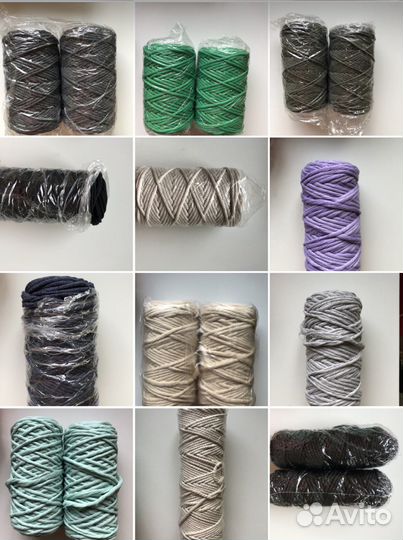 Хлопковый шнур, шпагат, полиэфирный шнур
