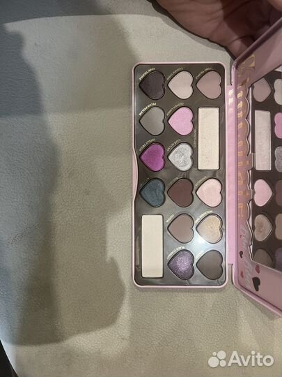 Палетки теней too faced chocolate bon bons