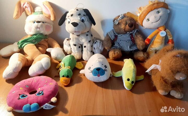 Мягкие игрушки очень много