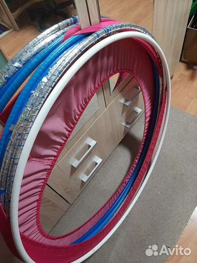 Обруч,мяч, утяжелители,обмотка для обруча