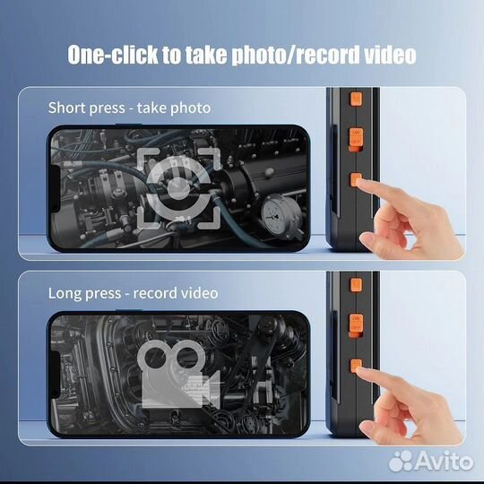 Wi-Fi эндоскоп, двойная камера с объективом 8 мм