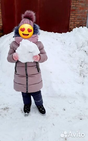 Зимнее пальто для девочки