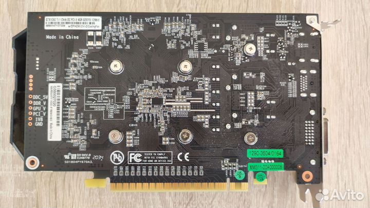 Видеокарта GeForce GTX 1050 TI 4Gb gddr5