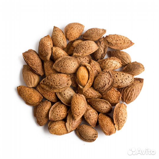 Орех миндаль в скорлупе