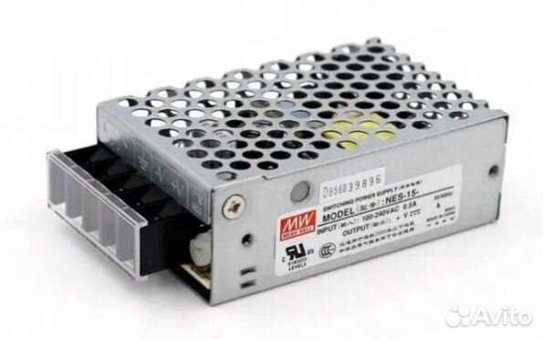 Блок питания на терминал NES-15-5 вольт MeanWell