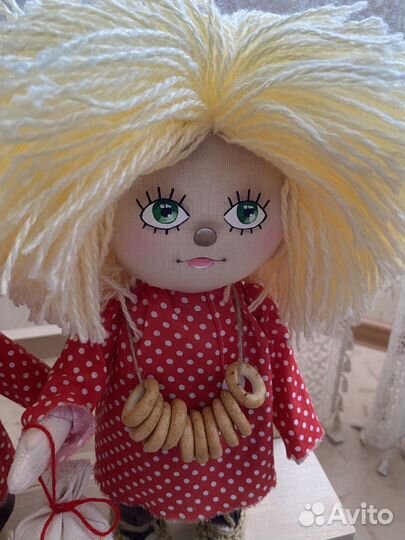 Куклы Наташа и Домовенок Кузя