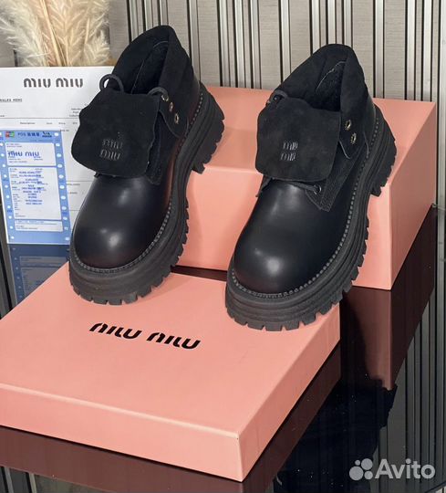 Ботинки женские miu miu