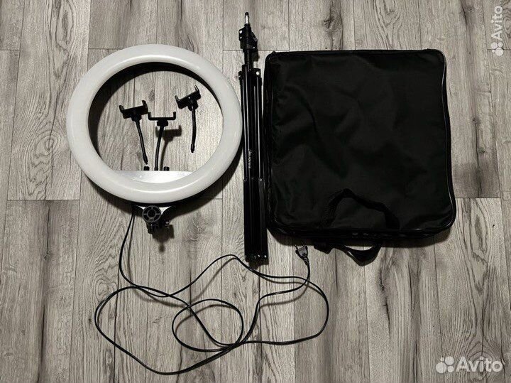 Кольцевая лампа со штативом(торг)