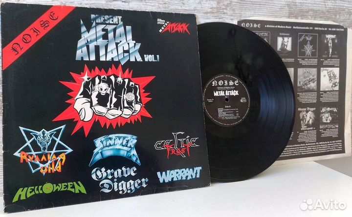Metal Attack Vol.1, Germany, 1985 / Lp / EX