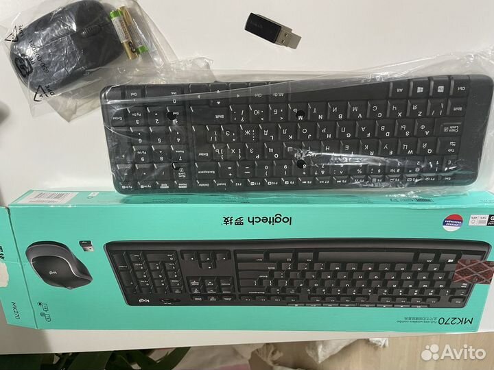 Клавиатура и мышь logitech MK270