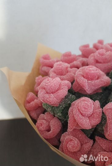 Мармеладный букет роз (съедобный букет)