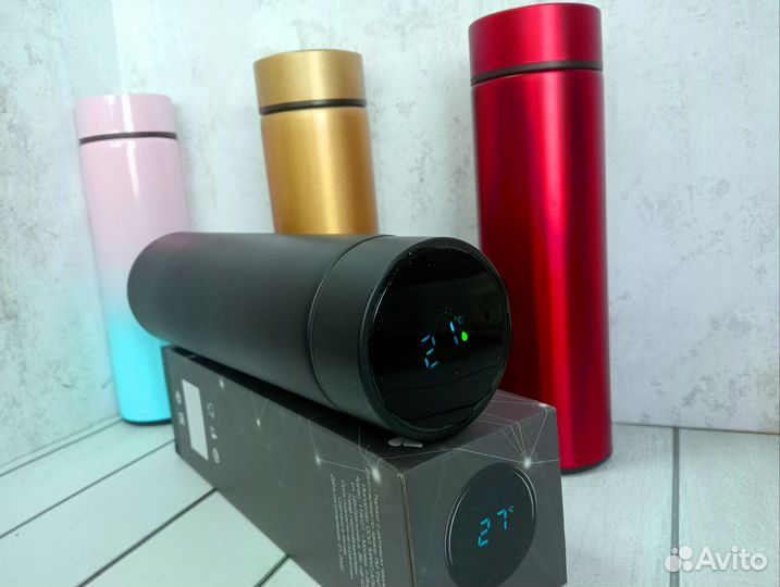 Умный термос с термометром