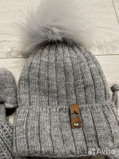 Шапка шлем для мальчика зима