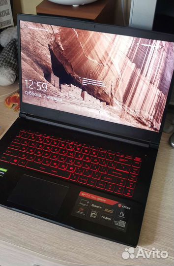 Ноутбук MSI gf63 i7