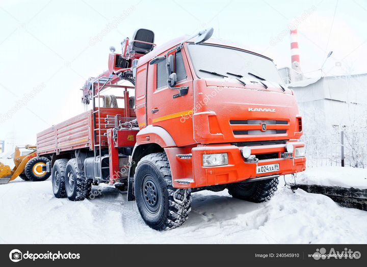 Камаз, Урал кран борт