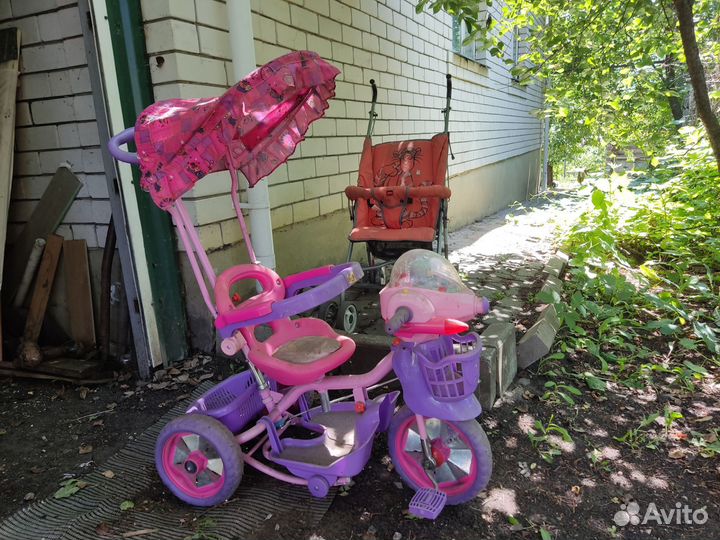 Детский велосипед, прогулочная коляска