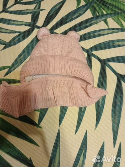 Шапка шлем для малыша 40-42