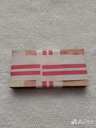 10 рублей 1961 корешок.пачка 100 шт.ссср