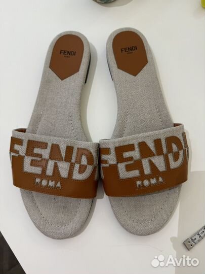 Fendi оригинал 40 шлепанцы
