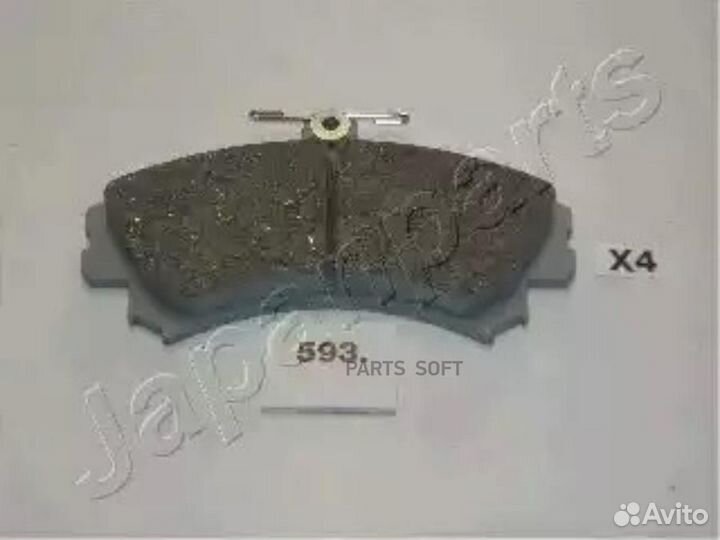 Japanparts PA593AF Колодки пер.диск.Mitsubishi Car