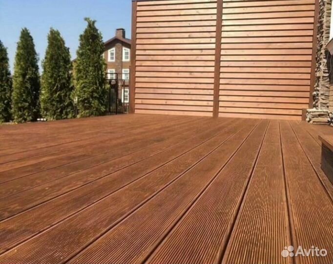 Террасная доска вельвет из Лиственницы
