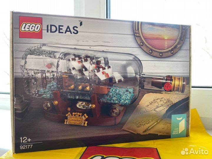 Коллекционный lego Корабль в бутылке