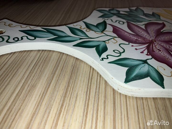 Доска расписная кухонная Ручная работа, 32*16 см