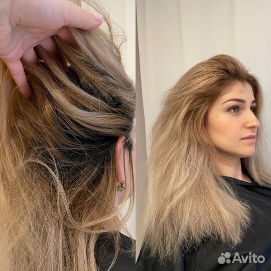 Окрашивание волос airtouch balayage