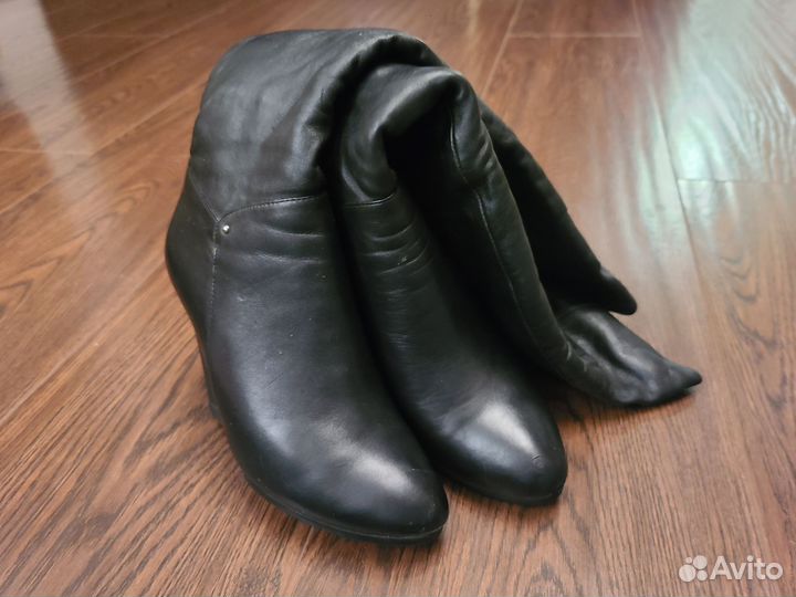 Ботфорты сапоги натуральная кожа 37 р