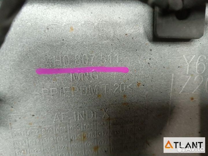 Бампер задний audi A8