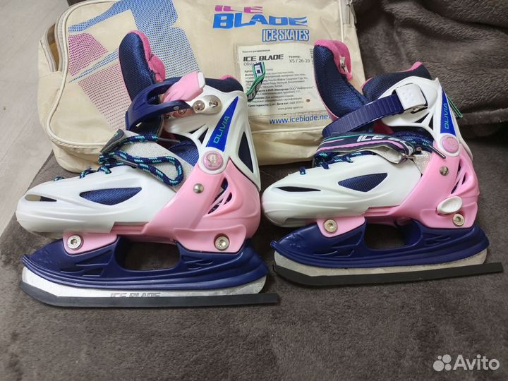 Коньки детские раздвижные