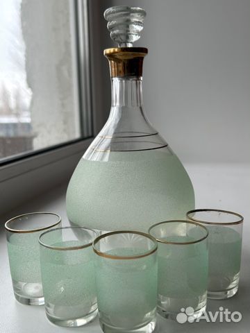 Графин с рюмками СССР