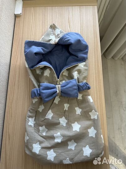 Конверт на выписку для мальчика весна лето