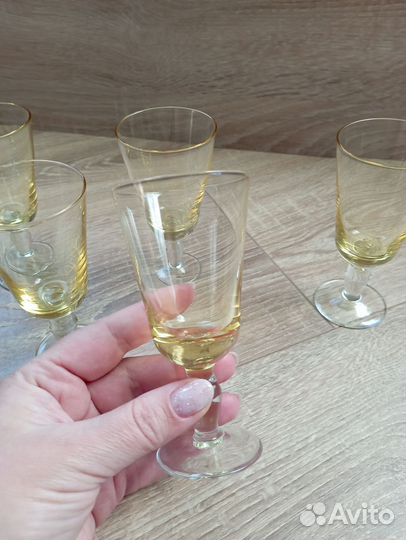 Фужеры цветное стекло СССР