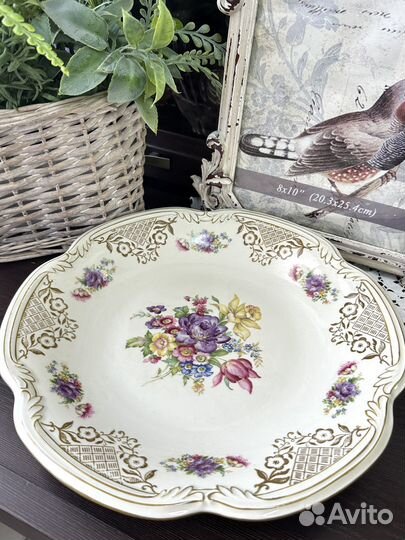 Антикварное блюдо Jimenau Клеймо 1939 год