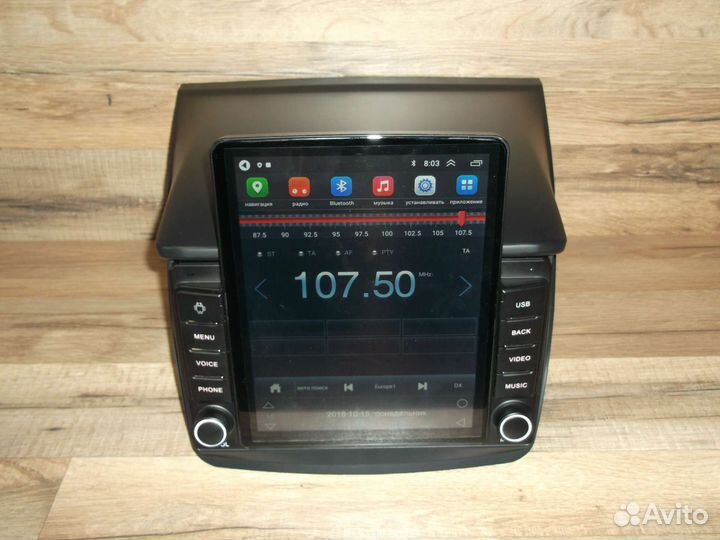 Магнитола Mitsubishi L200 Tesla Android