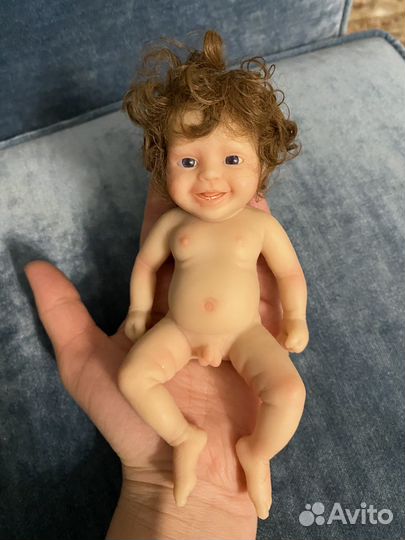 Кукла реборн полностью силиконовый 16 см