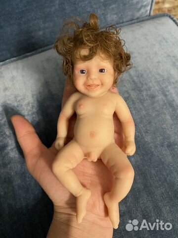 Кукла реборн полностью силиконовый 16 см