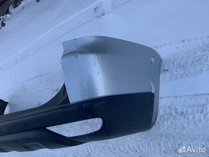 Mitsubishi pajero sport 2 (08-13) задний бампер