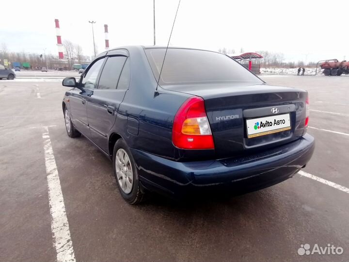 Hyundai Accent 1.5 AT, 2007, 166 350 км