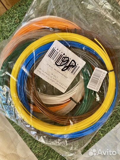 2 пакета разноцветного PLA пластика для 3Д ручки